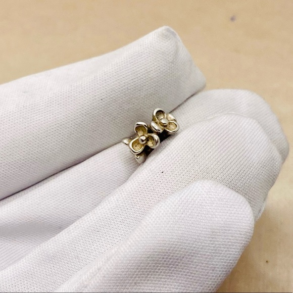 EUC Pandora 790857 Sterling Silver Wanda's Garden I Floral Spacer Charm - Picture 4 of 9